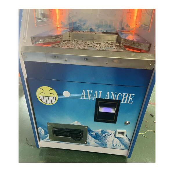 Upright Reusable Coin Drop Machine , Multifunctional Quarter Coin Pusher