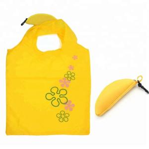 China Beauty Recycled Shopping Bag , Nylon Grocery Bags Sturdy Fruit Shaped Digital Printing on sale
