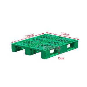 Reusable Stackable Plastic Pallets , Single Side Large Plastic Pallets