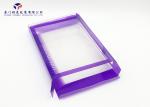 Rectangle PET Clear Plastic Box Packaging Offset Printing For Body Lotion Set