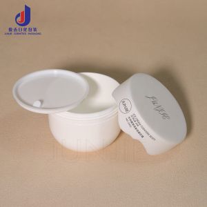 Luxury 200g White PP Empty Cream Jar White Screw Lid 300ml Capacity for Skin