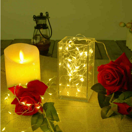 2m 6.6FT Battery Wine Bottle Led Lights Night Light Ropes And Strings