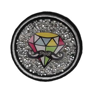 Buy cheap Rhinestone Custom Logo Patches , Diamond Style Make Custom Patches product