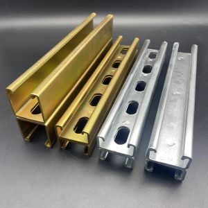Buy cheap Zinc Plated 41x82 Perforated Back to Back Strut Channel product