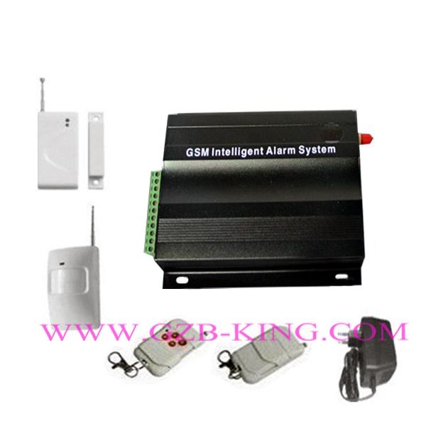 Quality GSM/MMS wireless home alarm with 7 wired zone and 99 wireless zone for sale