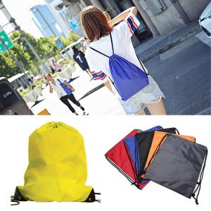 Buy cheap Lightweight Polyester Drawstring Backpack Multi Purpose With Large Capacity product