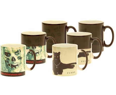 Unique business ideas gift items color changing coffee mug AB