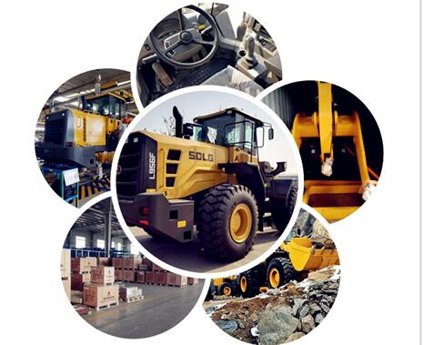 China top brand front end wheel loader SDLG L956F 5T FOR MINING AND COAL