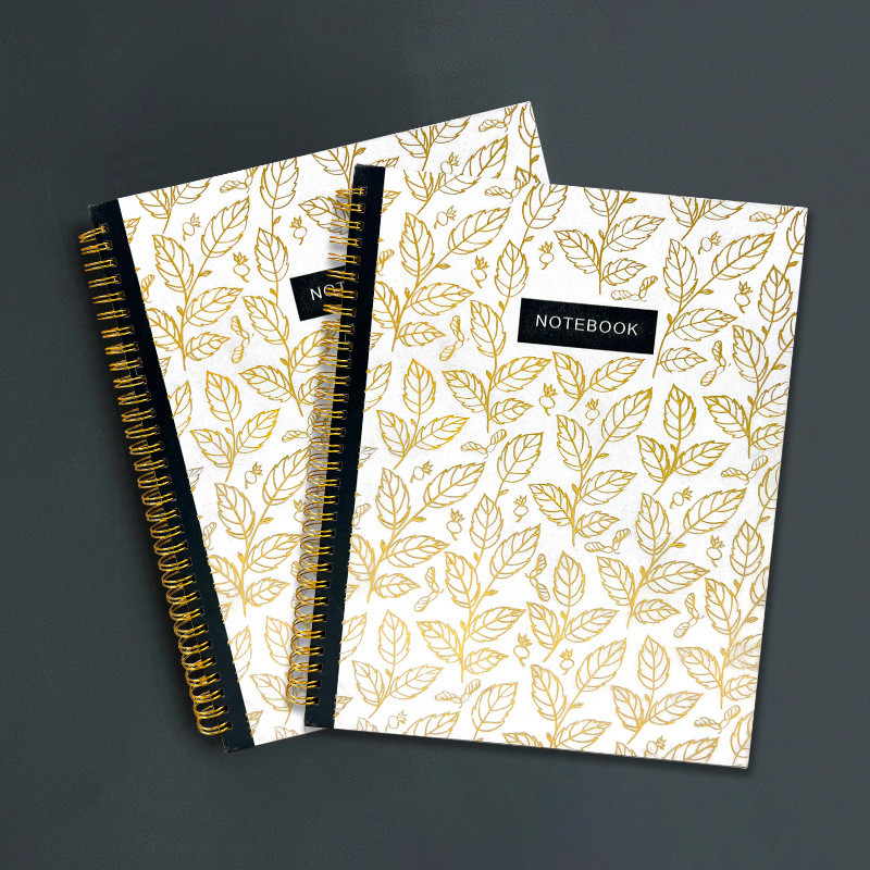 Customized Colour Spiral Hardcover Notebook Personalization Option with Logo Printing and Paper