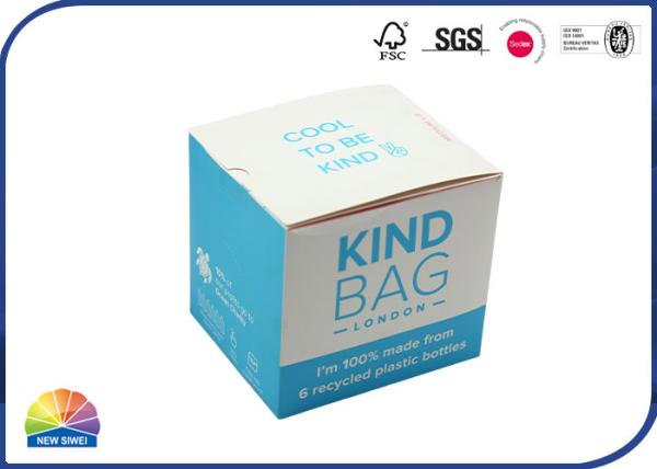 Quality Matte Lamination Recycle Folding Carton Box With Safety Catch Tearable for sale