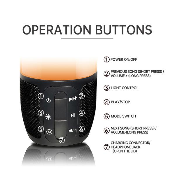 Wireless App 15m Remote Control Quran Speaker Lamp