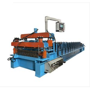 Buy cheap Customized Trapezoidal Panel Double Layer Roll Forming Machine Aluminum product