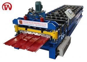 Buy cheap Metal Roofing Wall Roof Roll Forming Machine Mega Rib Horizontally  Install product