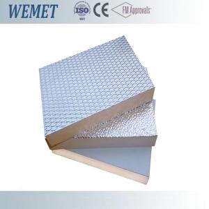 20MM HVAC air duct fire retardant phenolic foam insulation board with aluminum foil