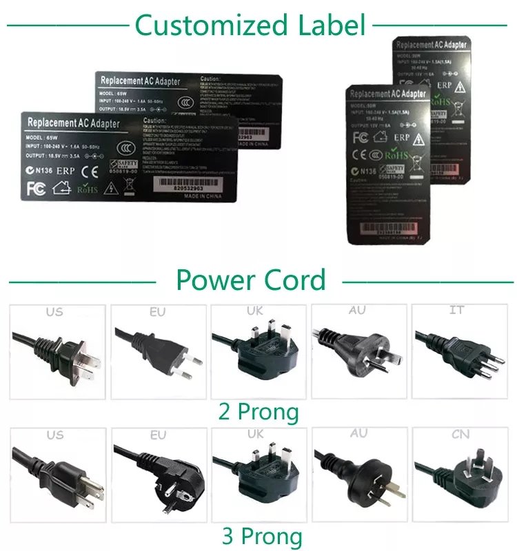 Factory OEM 19.5V 90W Laptop Charger for HP 90W 19.V 4.62A Laptop AC Adapter for HP Pavilion 14 PPP012D-S 709986-003 710413-001