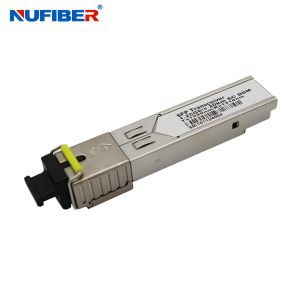 WDM SC 1310nm / 1550nm Bidi 1.25G Optical SFP Transceiver
