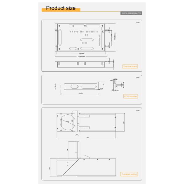 Ruida Laser Marking Controller RDM4024V-PCI Visual Laser Marking Control System