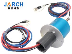 China 150RPM 2 Channels 2 Circuits 10A Fiber Optical Slip Ring on sale