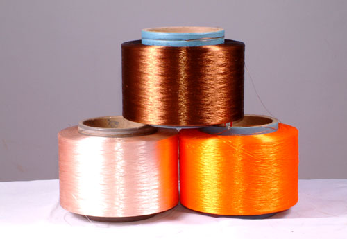 Dope Dyed / Raw White High Tenacity Polyester Yarn 150D 48F 7GPD For Fishing Net