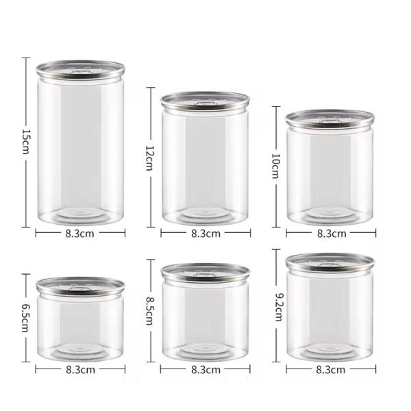68mm 120ml 4oz 300ml Hollow Aluminum Lid for Pet Plastic Bottle Solid Aromatherapy Air Freshener Container Gel Plastic Jar