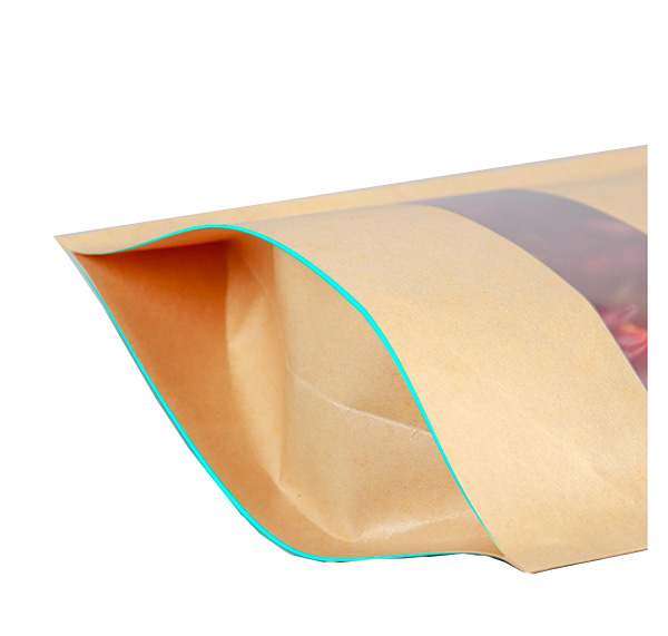 280micron Stand Up Zipper Pouch With Clear Window