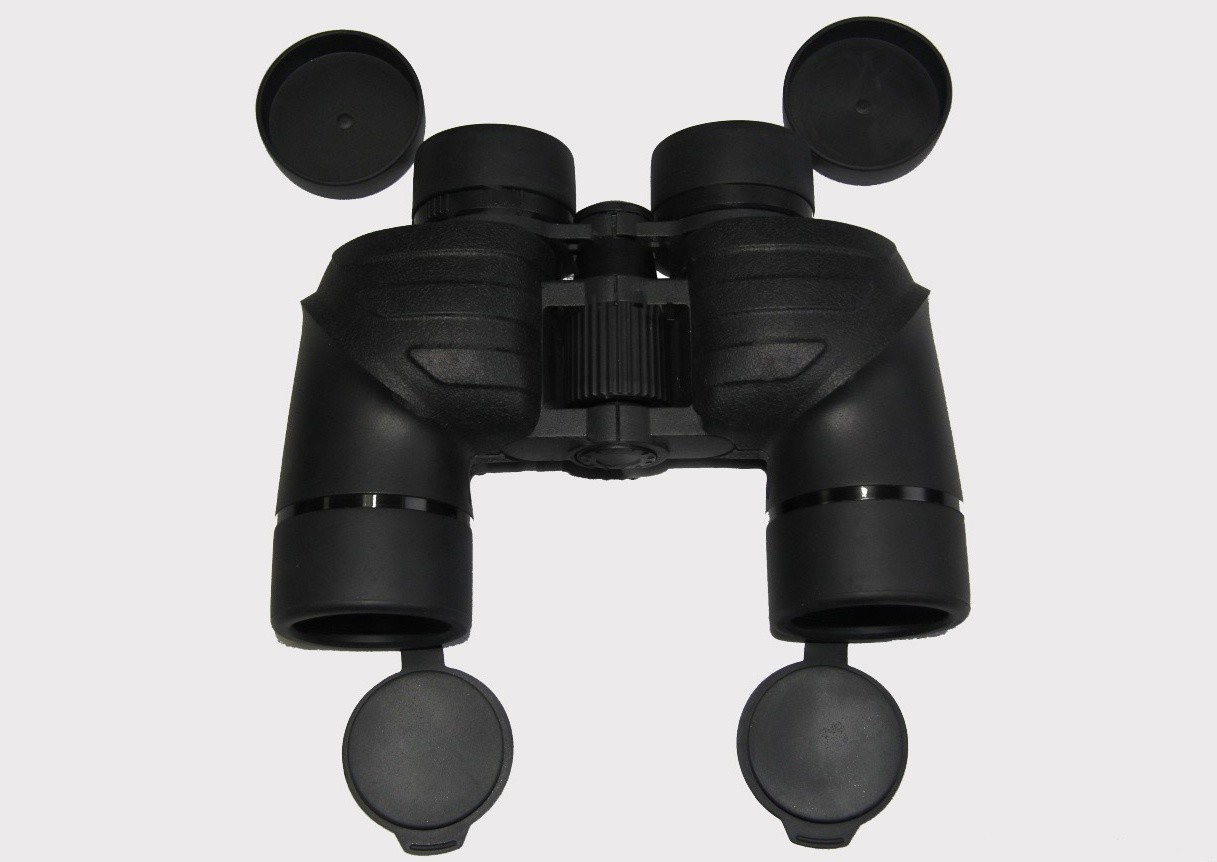 Black Large Aperture Binoculars , Nitrogen Filled Waterproof Binoculars With