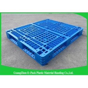 Recyclable Single Mesh Deck Stackable Plastic Pallets 1200*1000mm