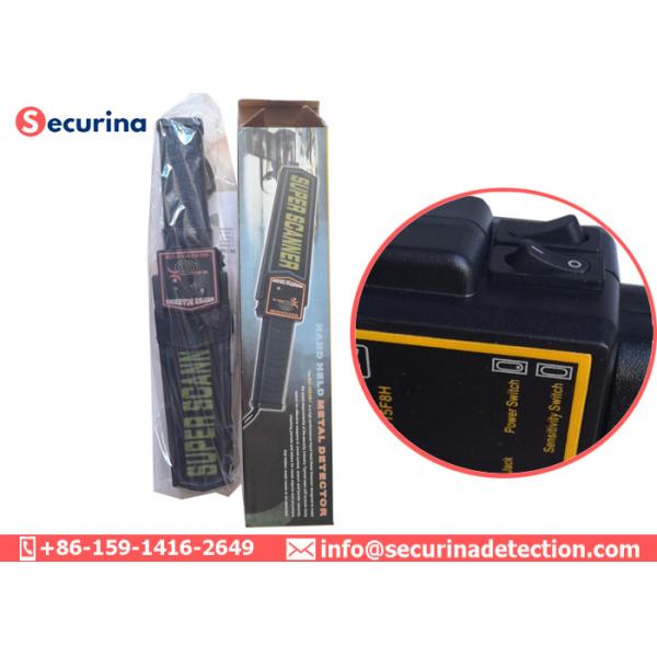 MD3003B1 Hand Held Body Scanner , Metal Wand Detector For Security Inspection