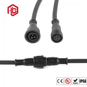 Buy cheap Screw Locking 2 3 4 Pin 22AWG Waterproof Cable Connector product