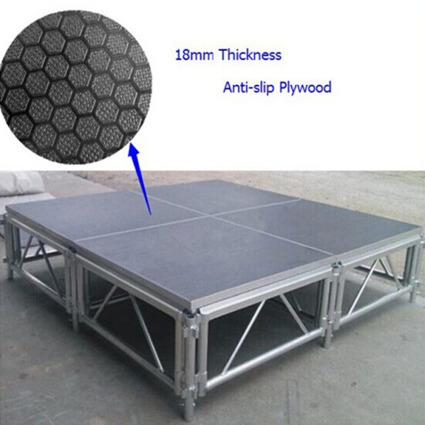 Aluminum Assemble Wedding Party 30mm Portable Stage Platform