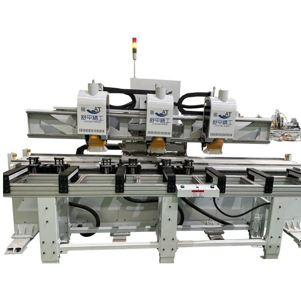 High Precision WPC Door Frame Machine Making Equipment Lock Tongue Hinge Processing Center