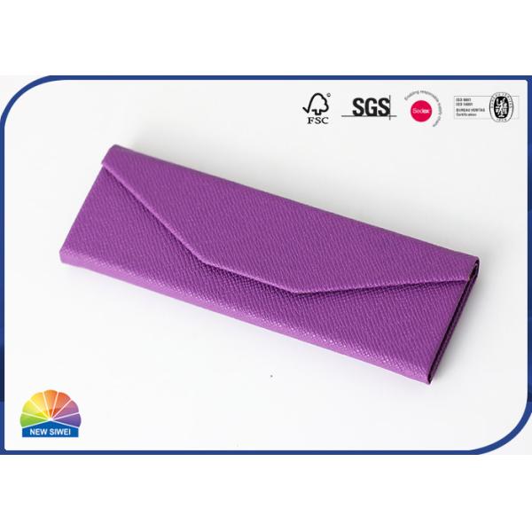 Glasses Packaging Foldable Recycled Paper Gift Box UV Coating