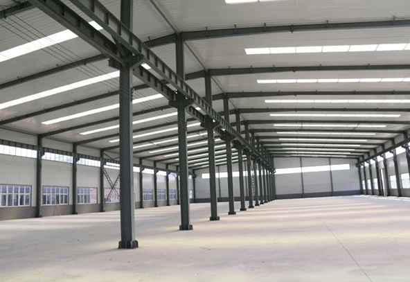 Versatile Lightweight Steel Buildings , Portal Frame Metal Building Warehouse