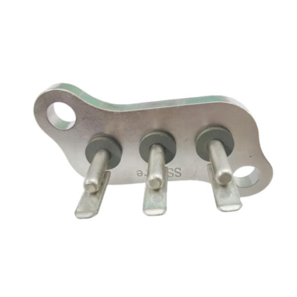 Dual Ceramic, Tinned Solder Tab High-Temperature Sealed Terminal for New Energy Electric Compressor