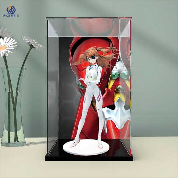 Transparent Acrylic Toy Display Case OEM Logo Waterproof
