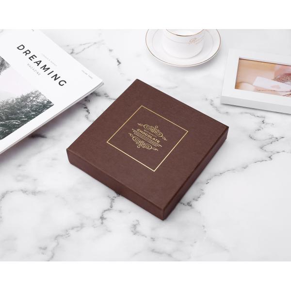 Chocolate gift packaging box with dividers and Custom Pantone Design