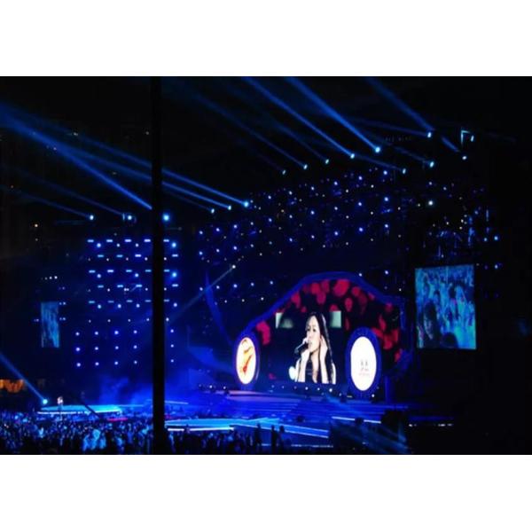 High Definition 250mm*250mm Stage Rental LED Screen 1200nits Brightness