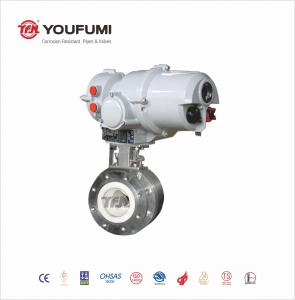 Buy cheap Ball Style Lined Ceramic Valve PN40 ISO9001 With High Chemical Stability product