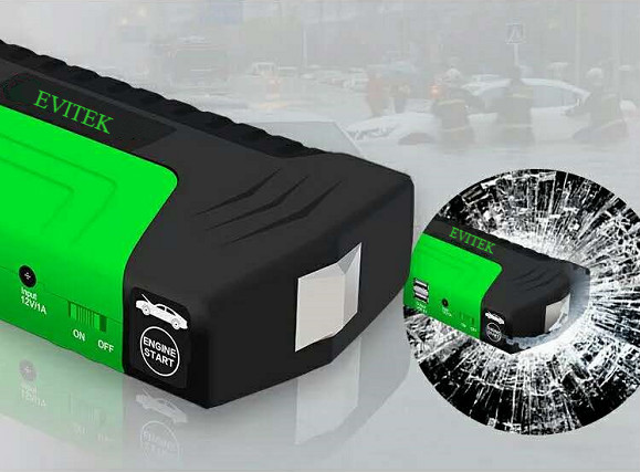 12 Volt 16800mAh Portable Emergency Jump Starter Lithium Ion Battery Pack