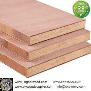 China Sapele,Red oak/veneer faced Blockboard on sale