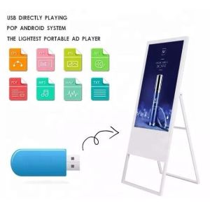 32 43 55 inch indoor touch screen lcd outdoor advertising player totem kiosk CMS