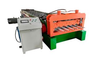Buy cheap Steel Structural Floor Deck Roll Forming Machine PLC Control product