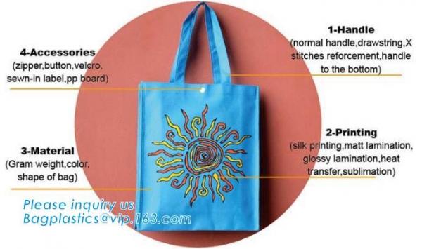 Durable customized printing supermarket shopping promotional non woven bag, Gym Sports Backpack Drawstring Bag,Gym draws