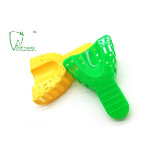 ABS Material Complete Denture Tray With Tapping Holes