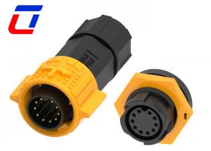 Buy cheap Industrial 10Pin Waterproof Data Connector , Plastic Male Female Connector product