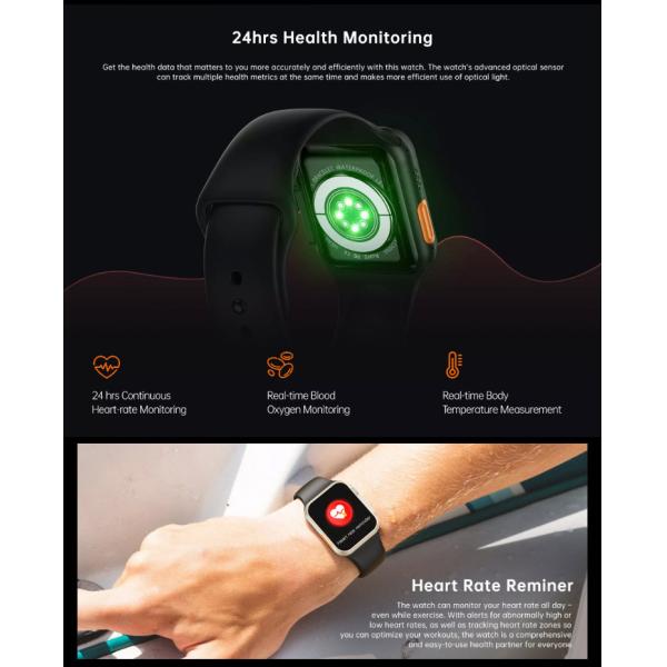 240*282 TFT OEM Fitness Tracker Smartwatch LE5.1 Low Power Consumption