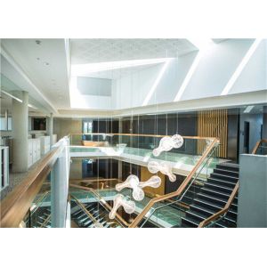 Buy cheap Standoff Frameless Glass Deck Railing Systems , Frameless Glass Balcony Railing product