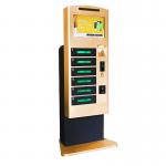 Buy cheap LCD Screen Cell Phone Charging Station Locker Indoor Use with Remote Platform Advertising Function product