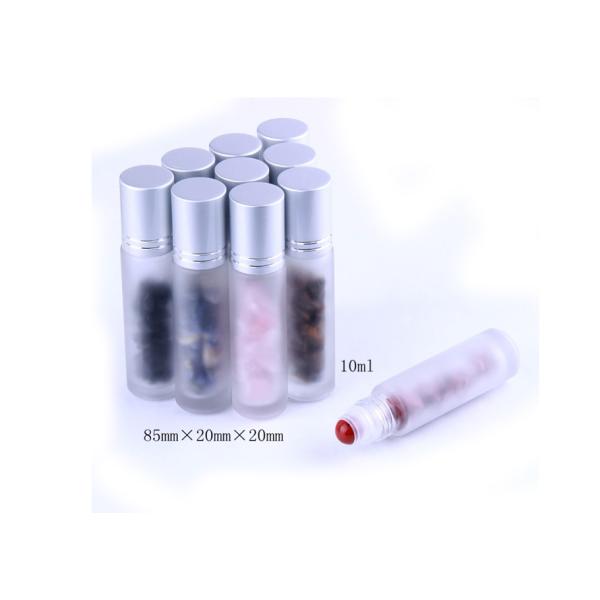 10ml Perfume Refillable Rollerball Container Natural Semiprecious Stones Gemstone