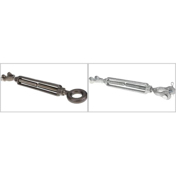 US Type Turnbuckle Forged Jaw Steel 3/8" 1040lbs Capacity